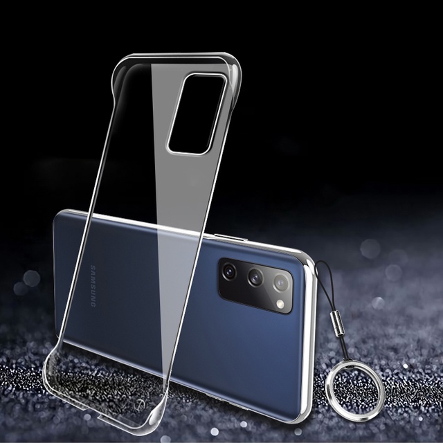 Ultra Thin Frameless Clear Pc Hard Phone Case For Samsung Galaxy S21 S20 Fe S10 S9 Plus Note 20 0175