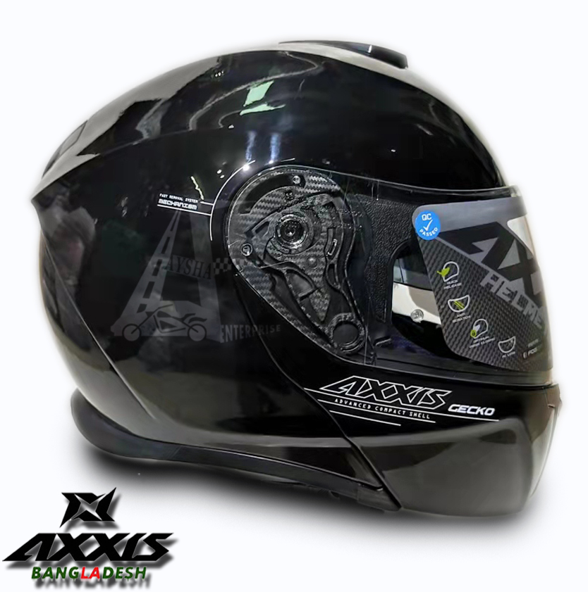 Full Face Axxis Eagle Gecko SV Solid A1 G.Black. 