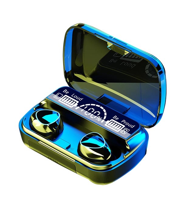 M10 TWS Wireless Earbuds Touch Bluetooth Earplugs -Black Colour -GFG - Bluetooth Headphone. 