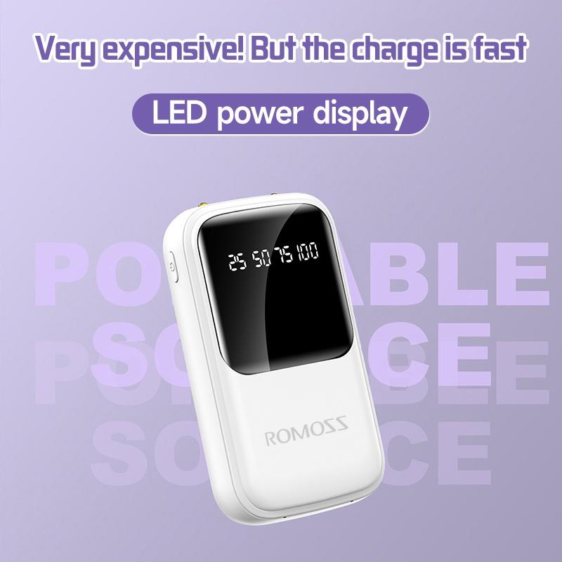 AIKAS COD KC15 20000mah Fast Charger Powerbank With LED Emergency Light. 