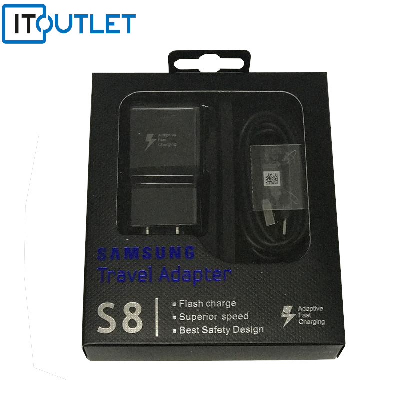 Samsung Adaptive Fast Charger with Type C Cable For Samsung Galaxy S8. 