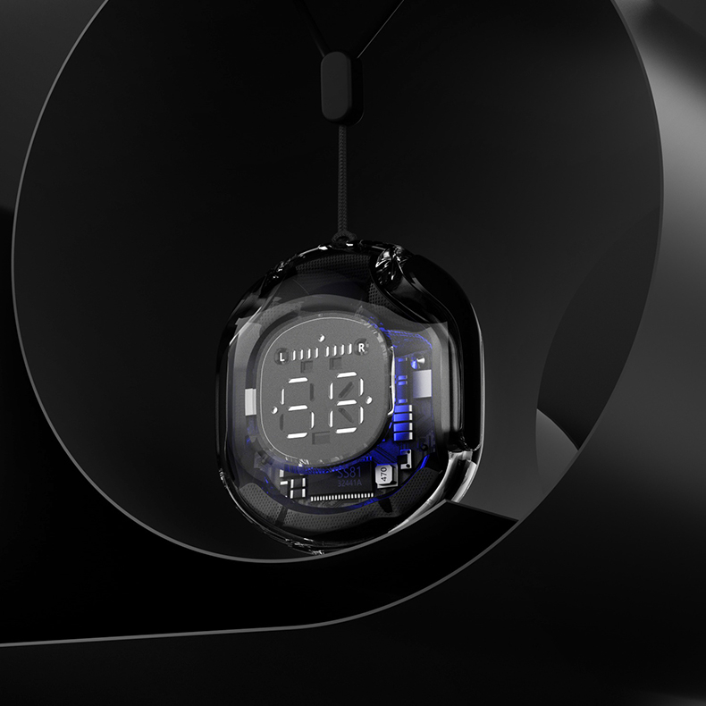 SPRISE T8 Premium Wireless Bluetooth Earphone Colorful With Lanyard/Case/LED HiFi Noise Cancelling TWS Earphon Transparent Earbuds Headset Earfon Touch Control. 