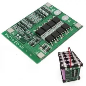 3S bms 12V 25A Li-ion 18650 cell Protection Board Balance Module - BMS circuit. 