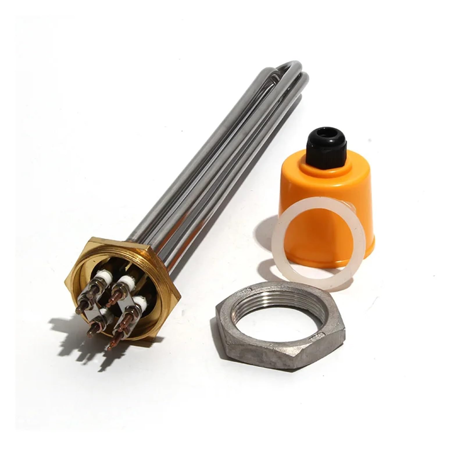 WATER HEATER THREAD 2 INCH BRASS HEAD 3/4.5/6/9/12 KILOWWATT BOILER ...