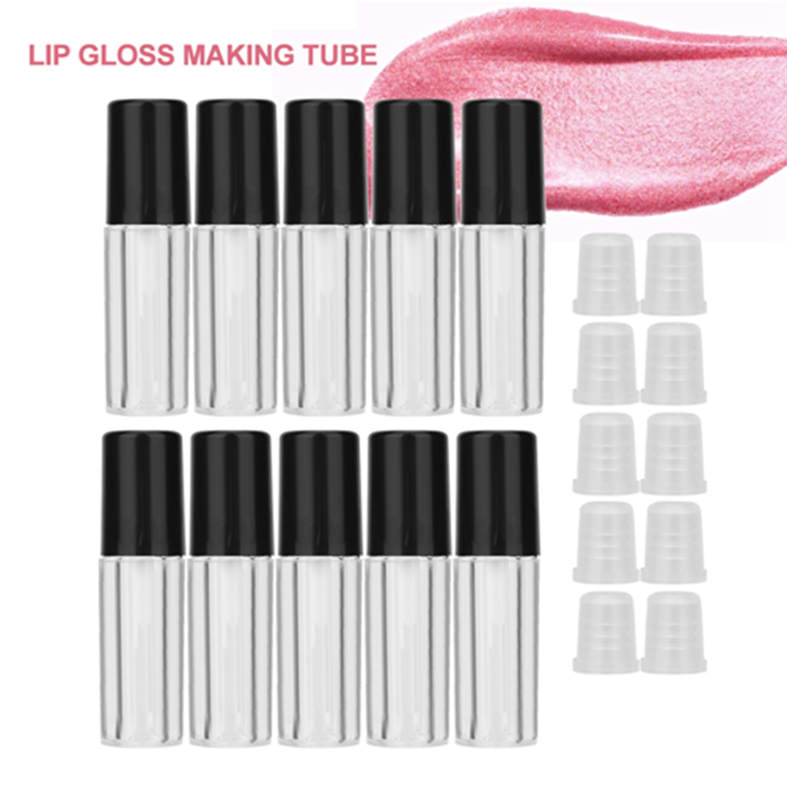1.5ml Mini Lip Gloss Tubes Stick DIY Container Empty Bottles. 