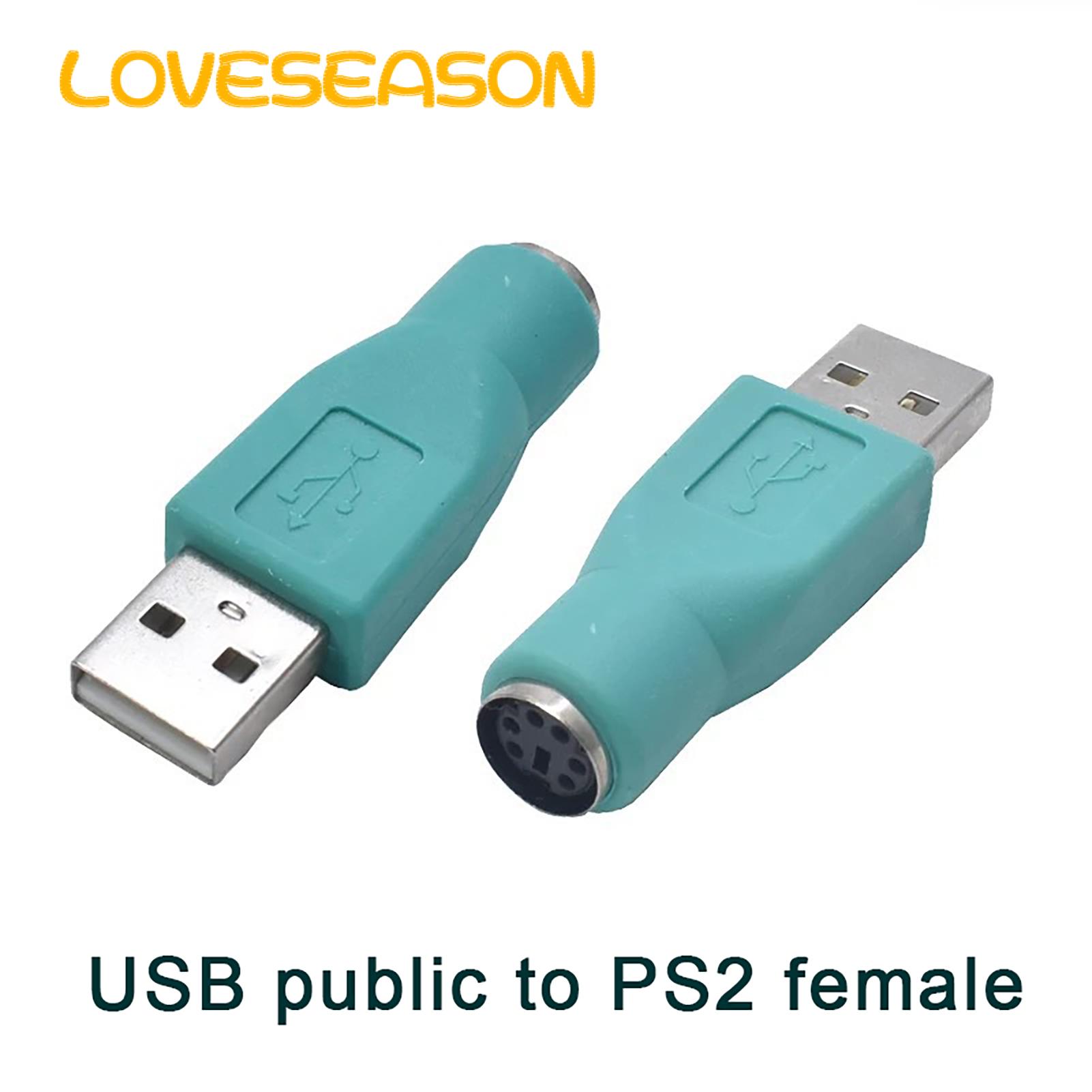 for Ps/2 to Usb Adapter 5pcs Ps/2 to Usb Adapter for Keyboard Mouse Pc Laptop Plug Play High-speed Signal Transmission Connector Mouse Keyboard for Ps/2 to Usb Converter. 