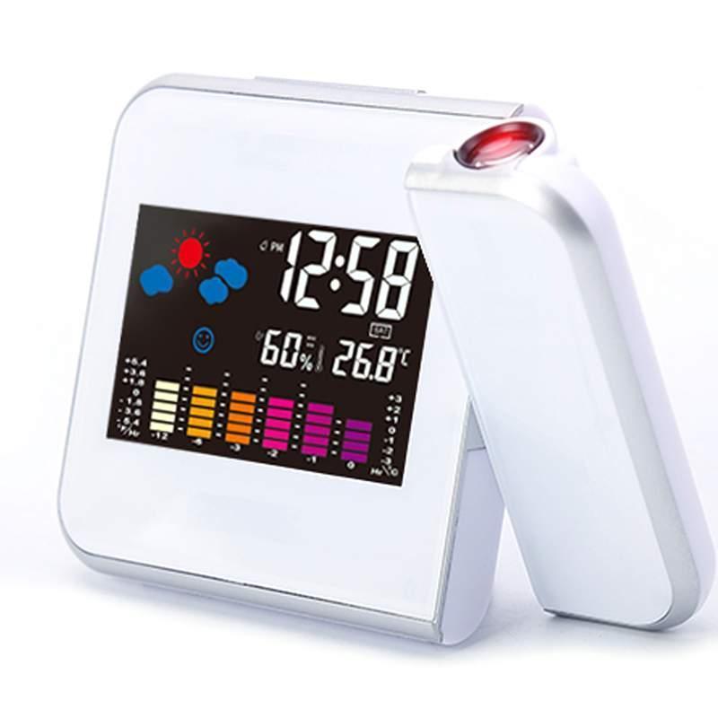 Digital projection alarm clock weather station with temperature thermometer new. 
