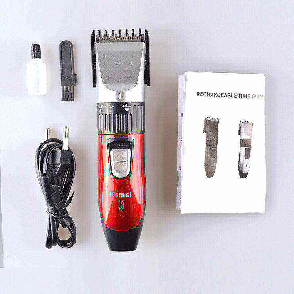 Kemei KM-730 Hair Clipper Rechargeable Hair Cutting Machine Electric Shaver for Men Beard Trimmer Professional Hair Trimmer-14.jpg