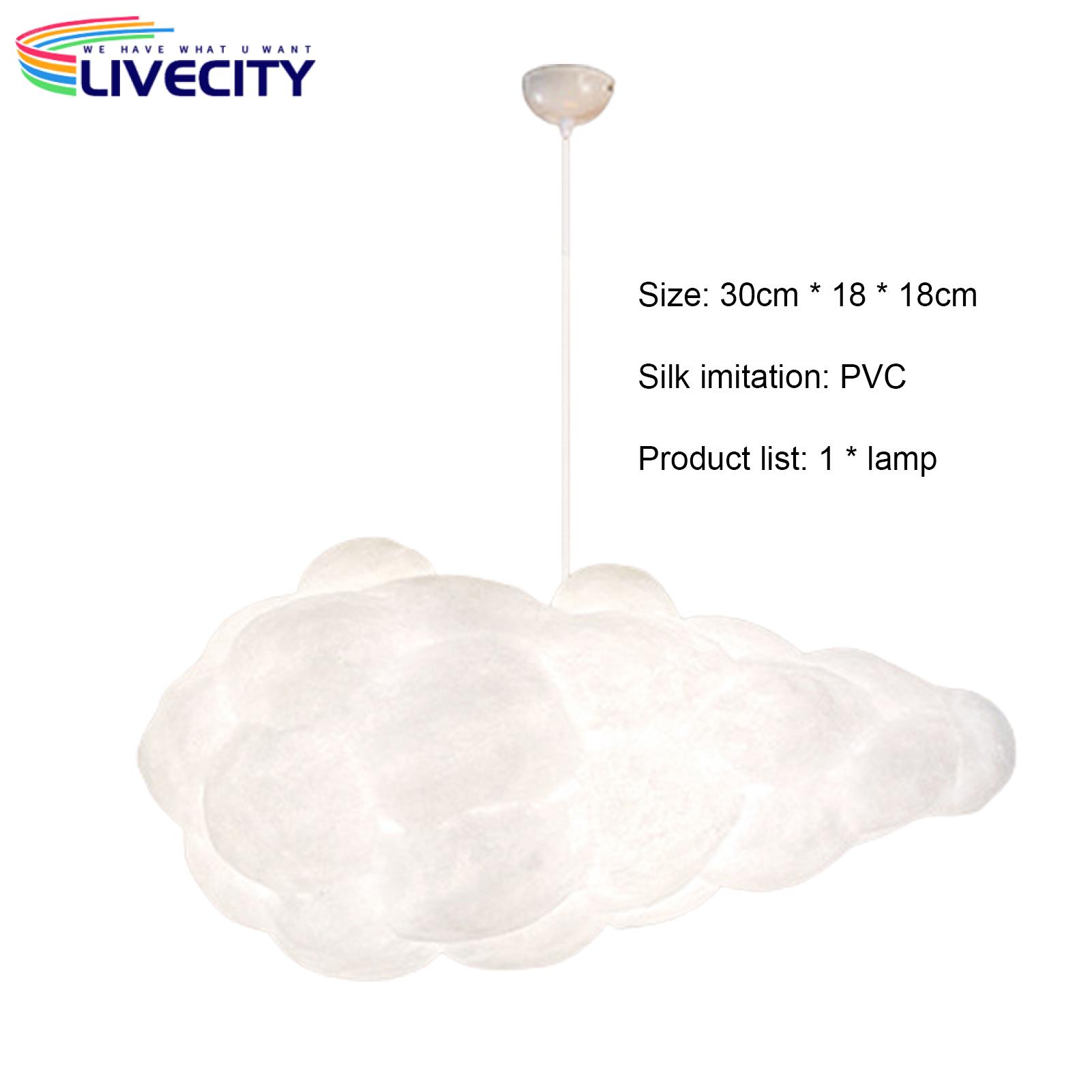 Cloud Light Low Consumption Safe Delicate DIY LED Hanging Cloud Lamp. 