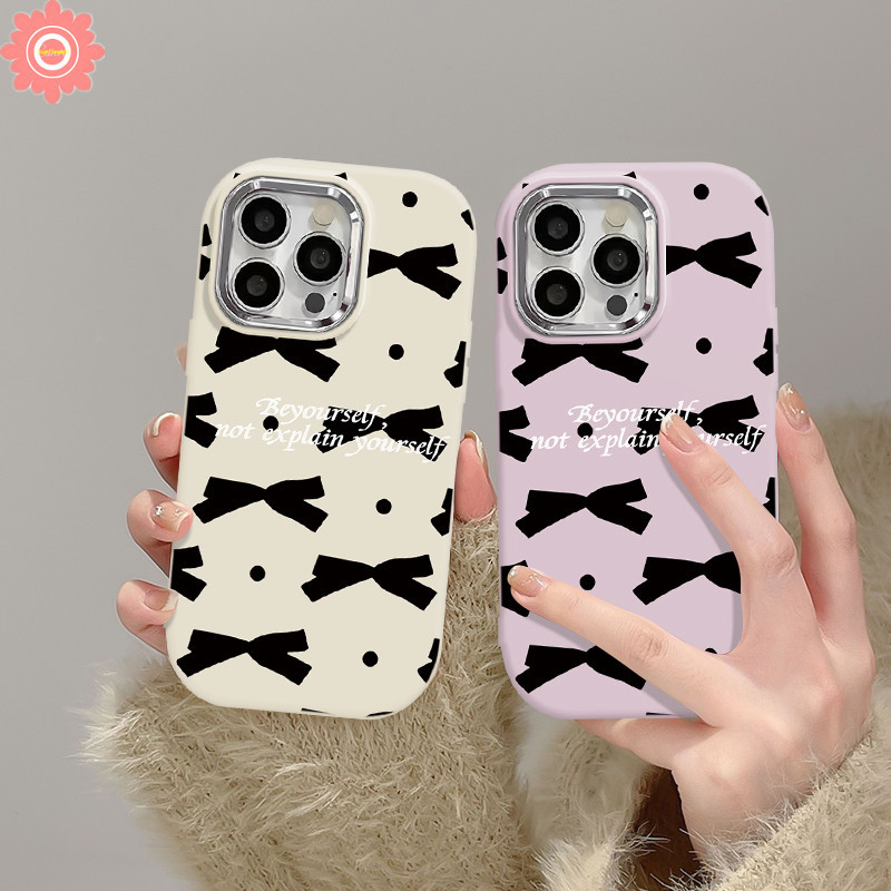 For Oppo A35 A57 A18 A38 A53 A16 A17K A15 A98 A58 A78 A77 A55 A12 A9 A74 A54 A5 A52 A15s A76 A7 A5s A3s A17 A11 Reno 5F 5 4F Fashion Candy Color Bowknot Plating Metal Lens Case. 