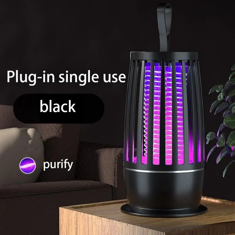 Mosquito Killer Lamp Mute Insect Repellent Electric Insect Trap Usb Charging and Plugging/Plug-in Single Use Can Select