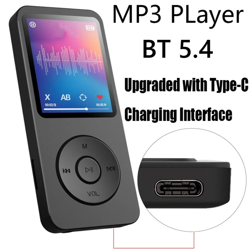 32G Bluetooth Mp3 Player Fast Charging Bluetooth Version Music Player. 