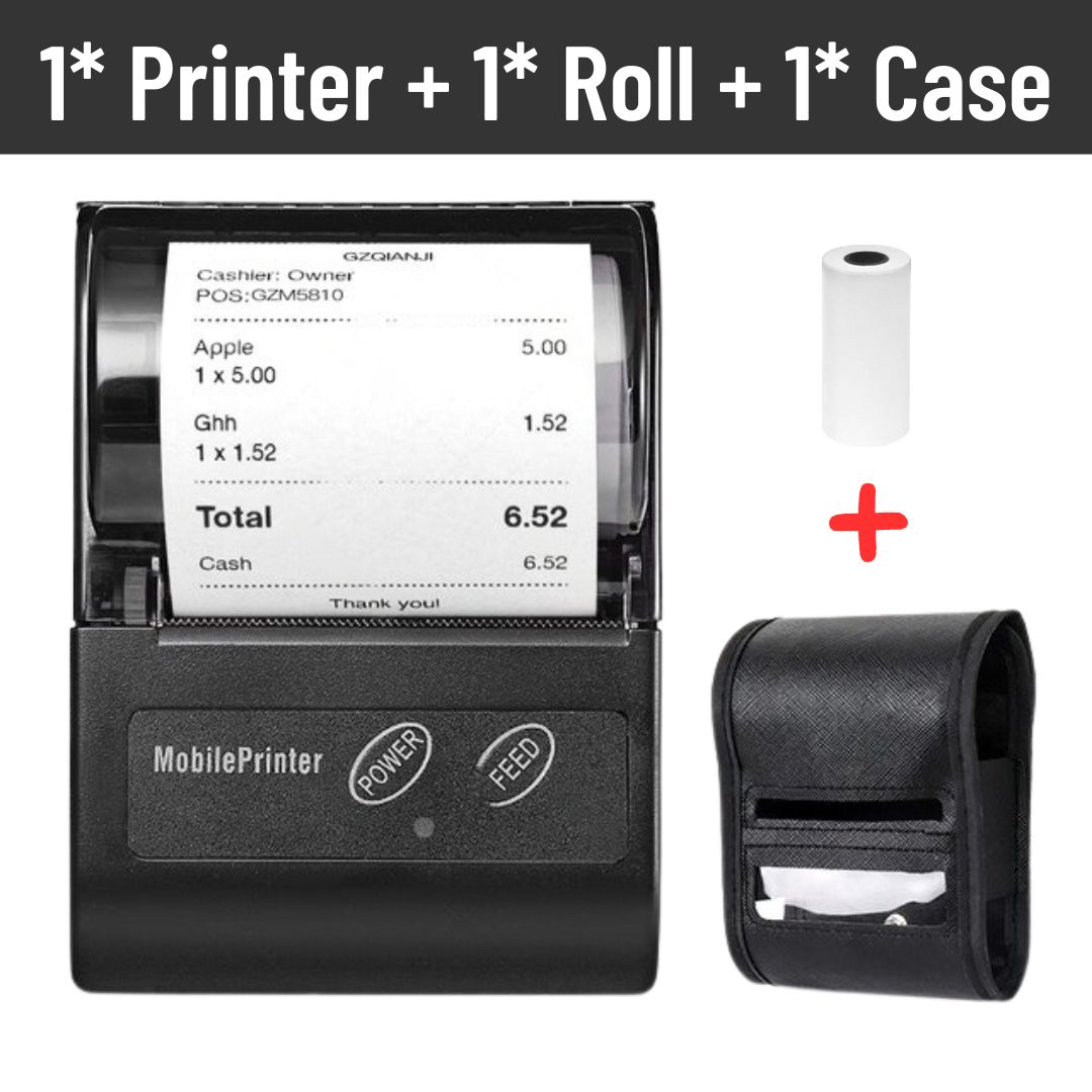 Portable POS Printer 58mm 2 Inch Thermal Receipt Printer Bluetooth ...