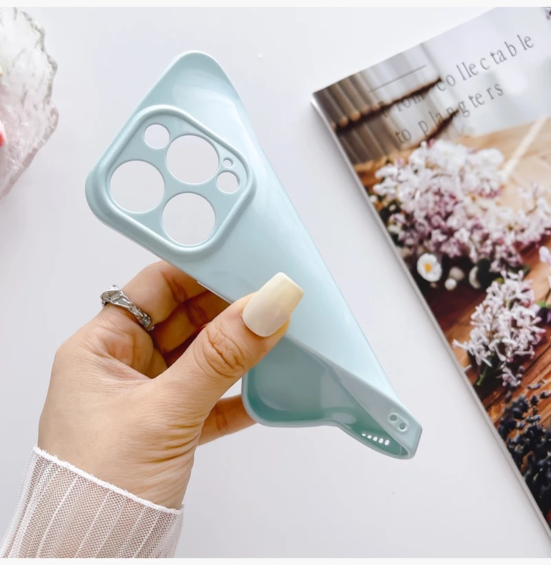 Macaron Cream Color Soft TPU Lovely Phone Case For iPhone 14 13 12 11 Pro Max Plus XR XS Smooth Silicone Lens Protection Shell. 