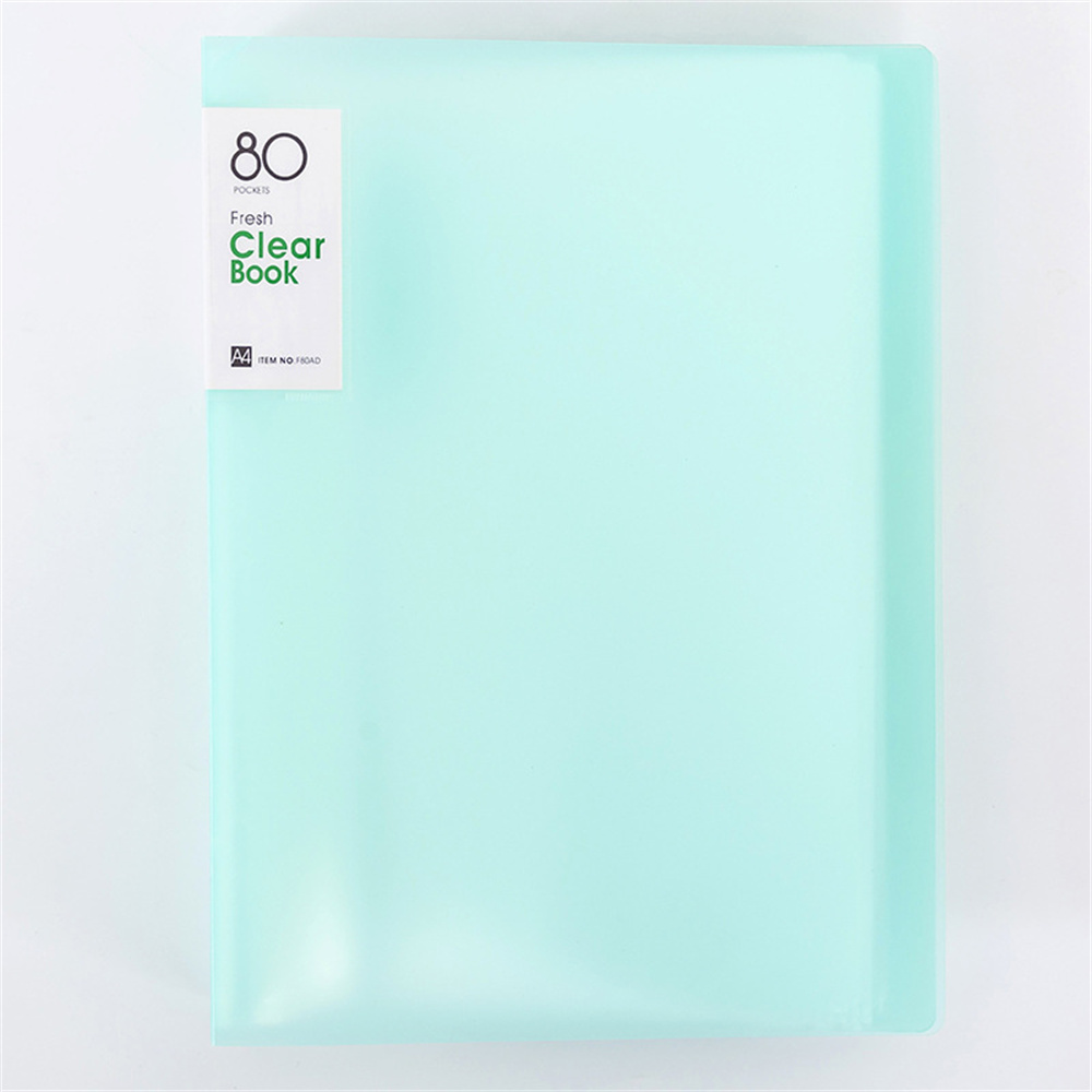 A4 Insert 20/30/40/60/80/100 Pages Optional Data Storage Book Student Data Sheet Music Test Paper Storage Folder. 
