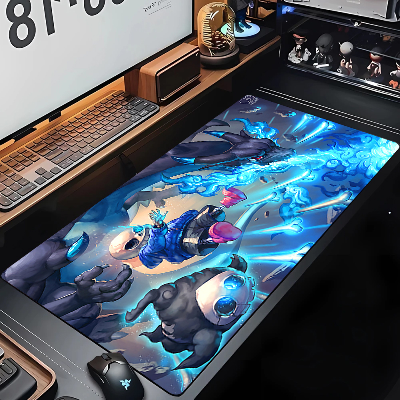 Undertale Large Gaming Mouse Pad Computer Keyboard Accessories Mousepad PC Gamer Laptop Mouse Mat XXL Carpet Mat Desk Pad 80x30. 