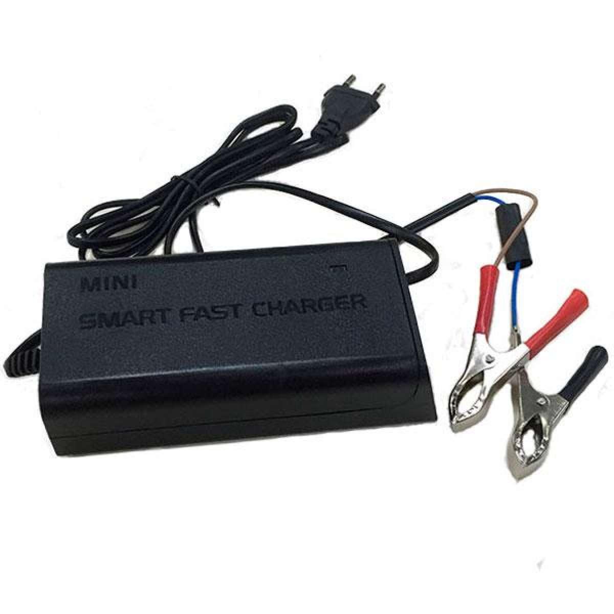 Dc 12V 5A Mini Smart Fast Battery Charger With Cooling Fan