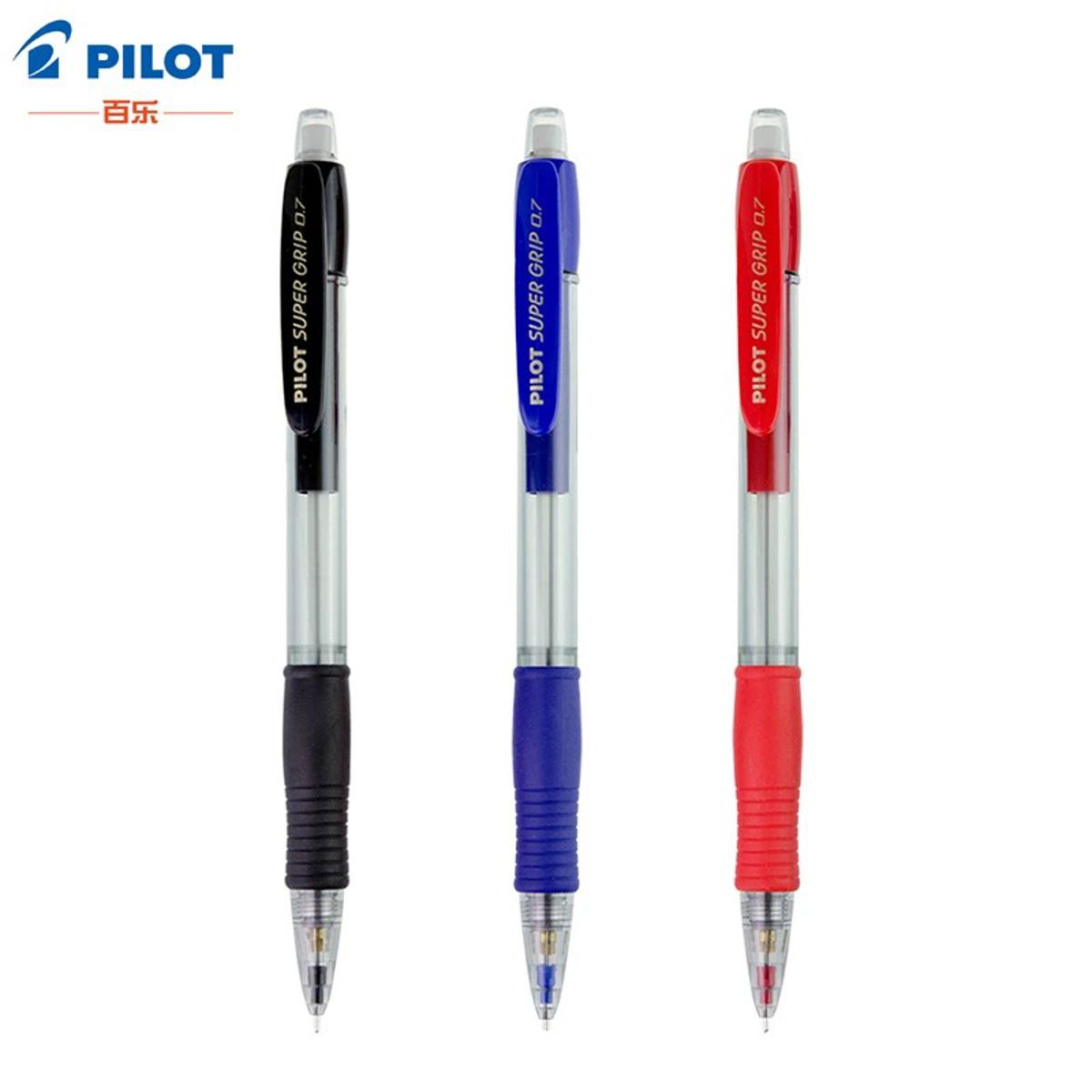 Super Grip Transparent Mechanical Pencil 0.7 mm Retractable Automatic Pencil Drawing and Drawing