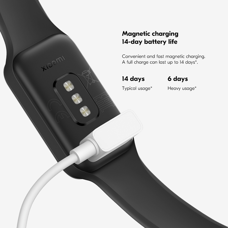 Xiaomi Mi Band 8 Active Global Version Smart Bracelet 8 Color LCD Display 50+ Sport Blood Oxygen Monitor Wristband VS Mi band 2. 