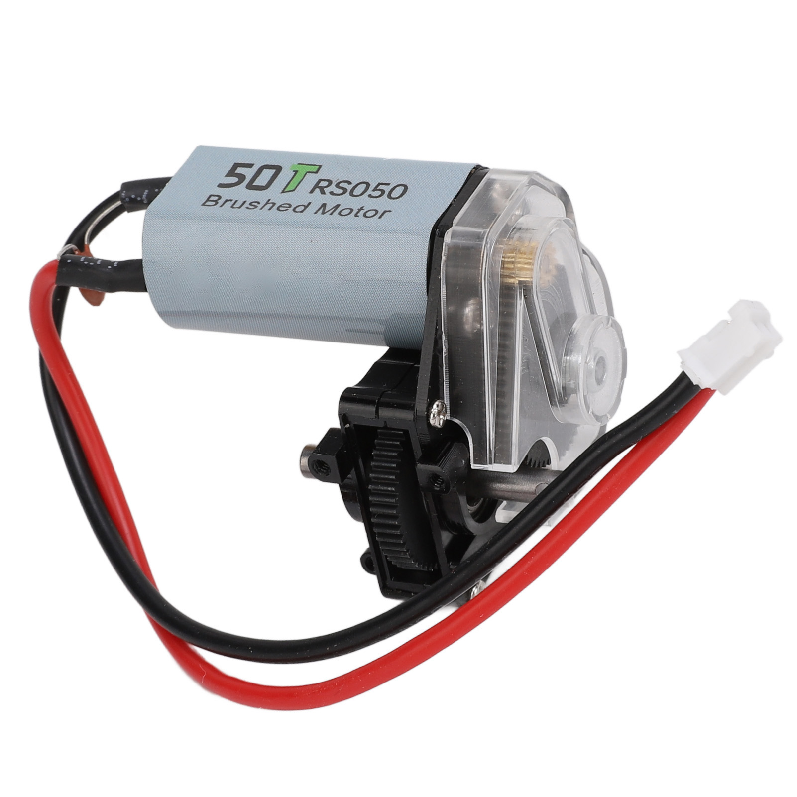 Rc car gearbox rc transmission gearbox rc gearbox replacement rC Gearbox with 050 50T Motor Metal Plastic Transparent Transmission Gearbox for Axial SCX24 1/24 RC Car Upgrade Parts. 