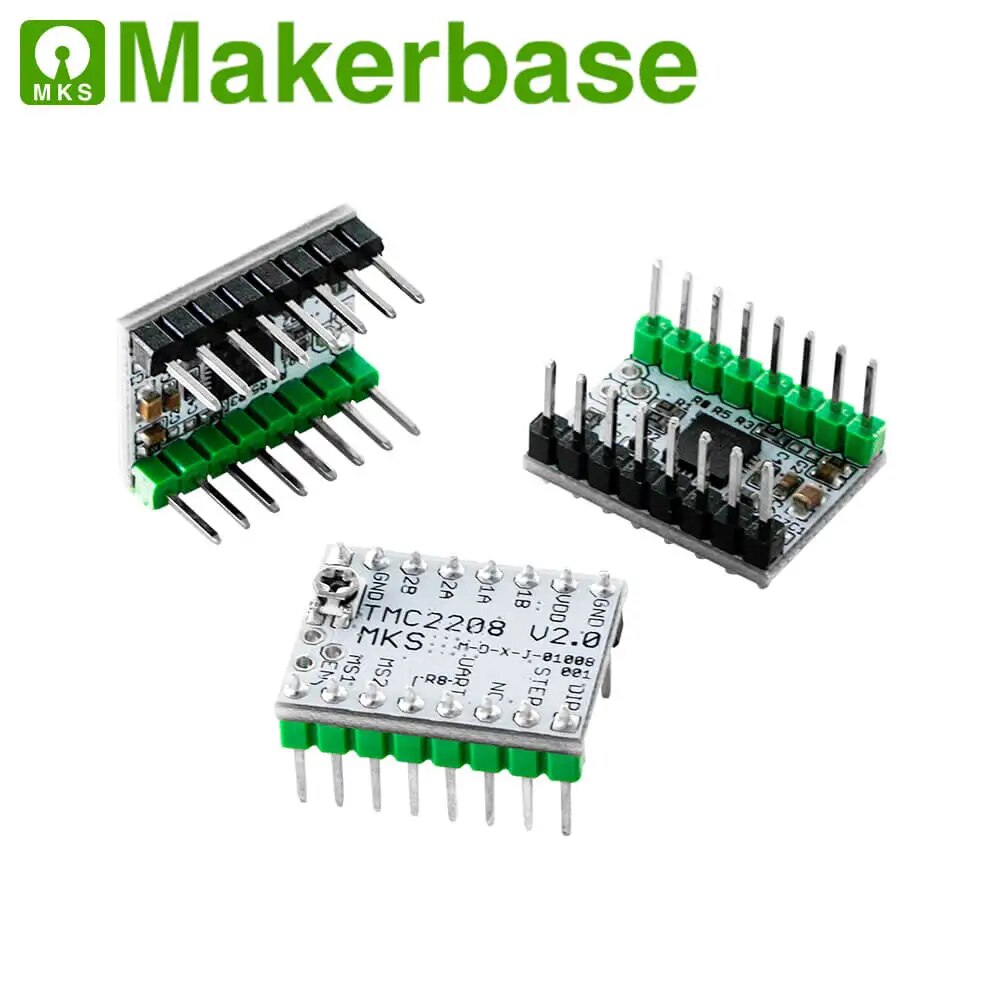5PCS Makerbase MKS TMC2208 V2.0 Stepper Motor Driver StepStick 3D Printer Parts For ELF CY300 3D printer TMC2208. 