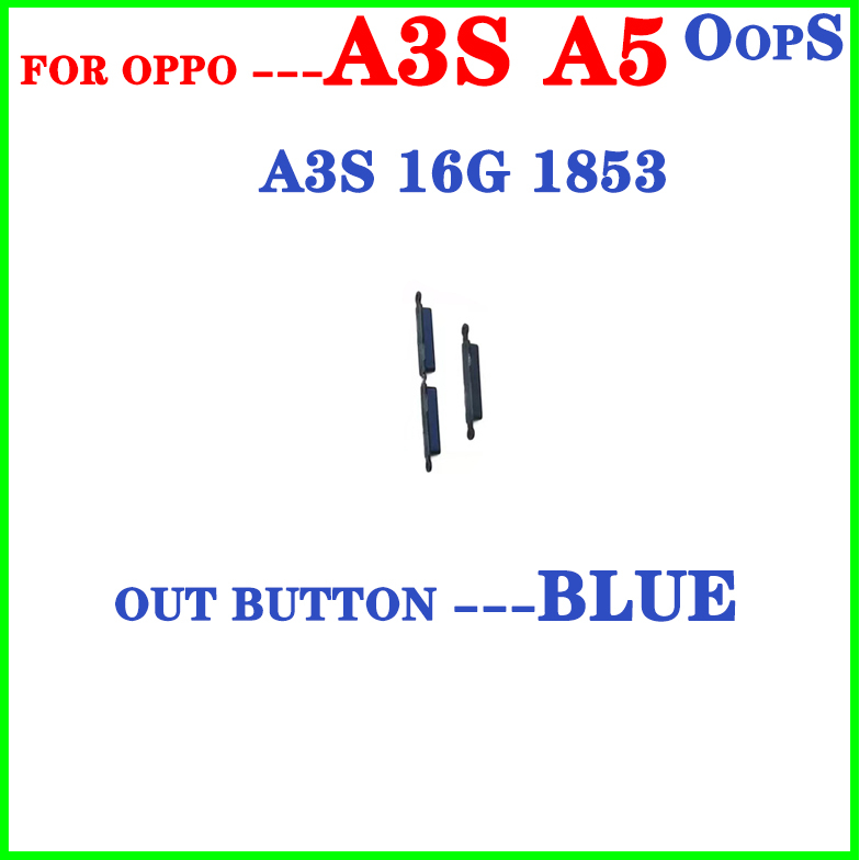 Power Volume Button Out Side Key For Oppo A3s/ A5 (AX5) (Not A5 2020)/A5s External Volume Button + Power ON OFF. 