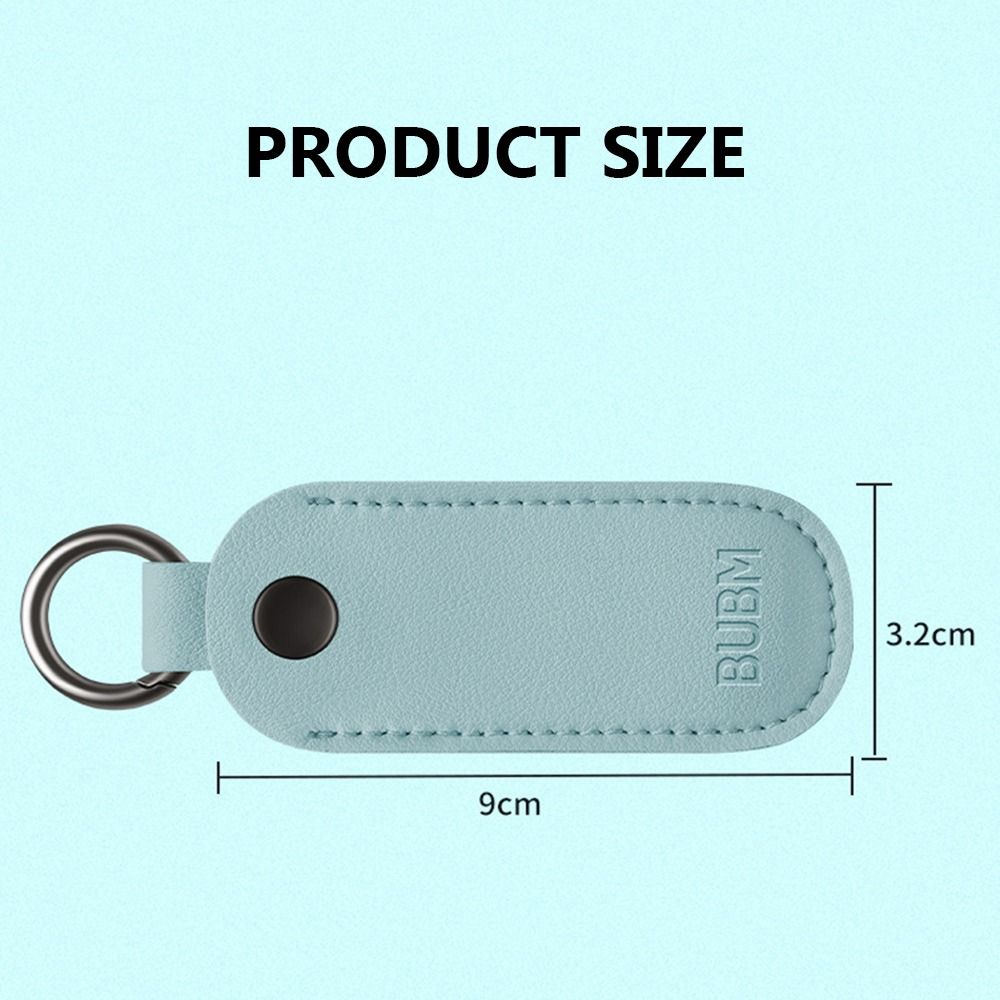 CHENG Leather Protective Cover Key Ring Holder Storage Bag Memory Stick Case USB Flash Drive U Disk Pouch. 