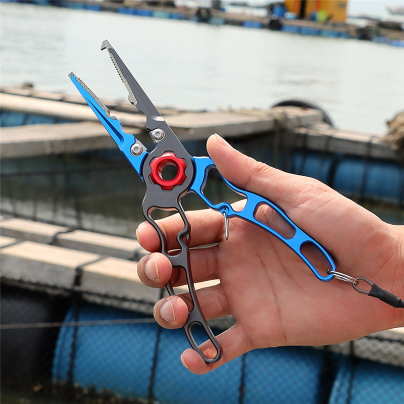 Fishing Gear Salt Water Resistant Rust Resistant Fishing Gear Titanium  Alloy Pliers Head Fishing Gear