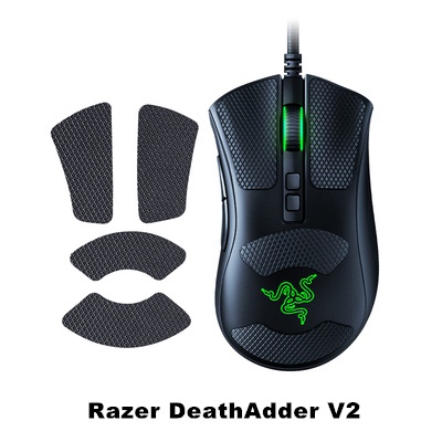 Upscaled Quality - Razor mouse grip tape non-slip, sweat-puff, sustainable, specific cut mouse non-slip sticker - Sustainable Option. 