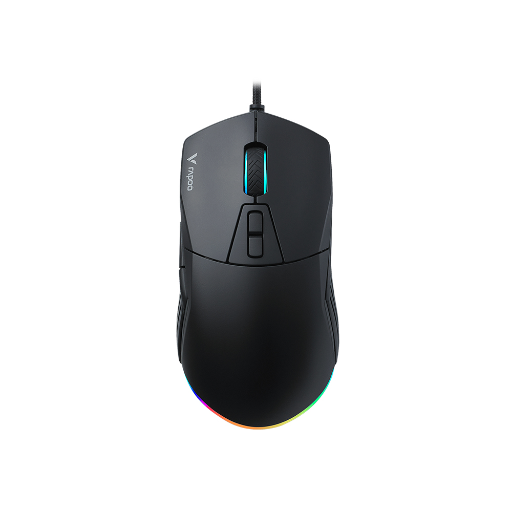 Rapoo VPRO V360 IR Optical Gaming Mouse Adjustable 6200 DPI Porous and ventilated with replaceable trimmings. 