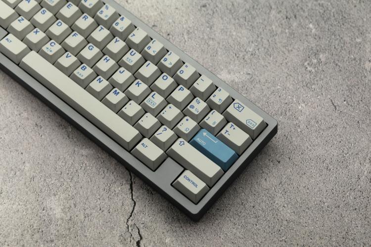 Keebox Shenpo Vintage Gray Blue TA PBT DYE SUB Keycaps Cherry Profile Full Set 150 Keys Keyboard Keycaps. 