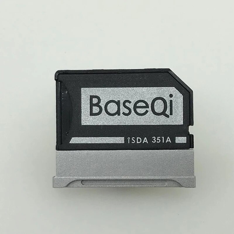 BaseQi 351A For Microsoft Surface Book2/3 15inch Aluminum Memory Card Reader Increase Storage. 