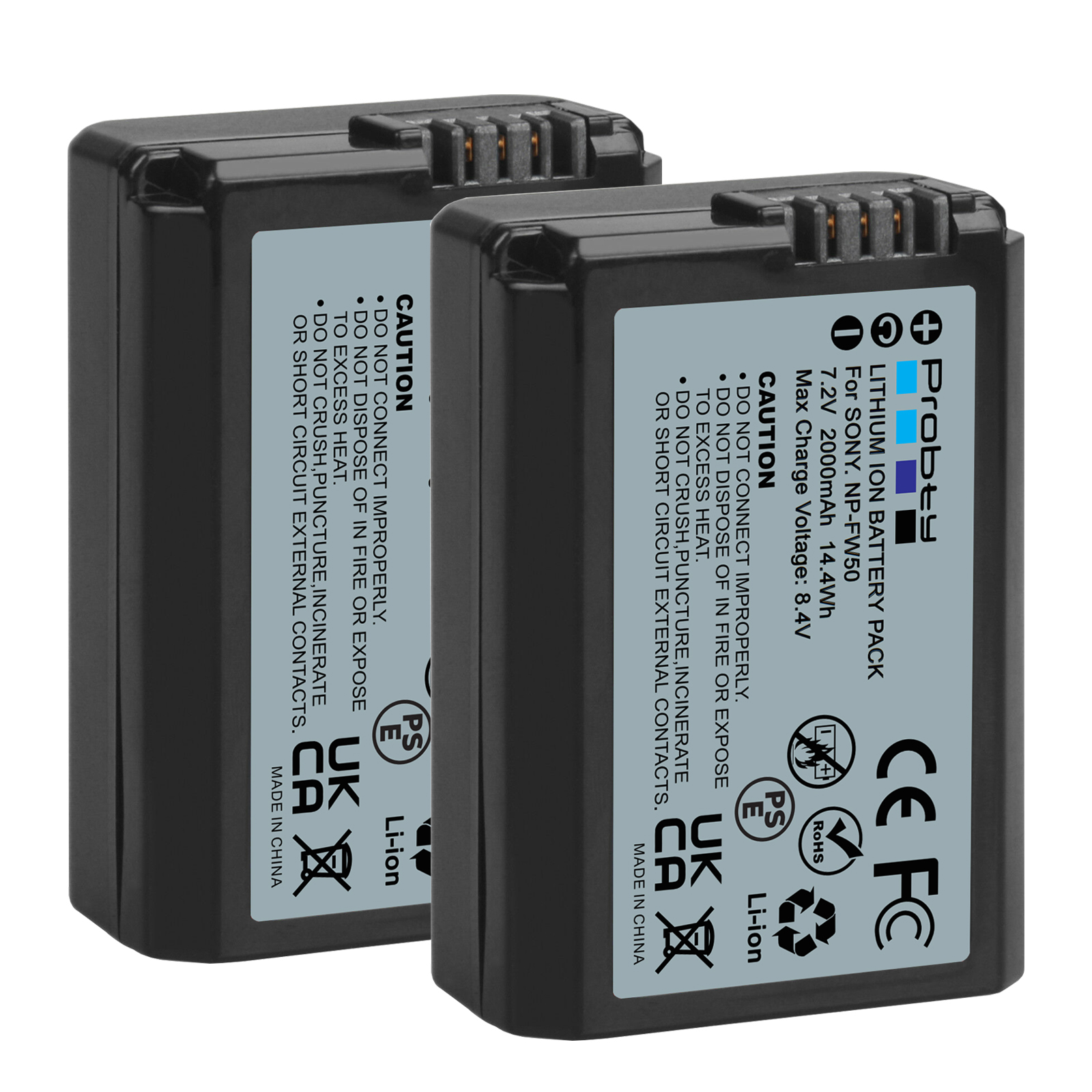 NP-FW50 Replacement Battery +Charger Case for Sony Alpha A6000 A6400 A6500 A6300 A6100 ZV-E10 A7 A7II A7RII A7SII A7S A7S2 A7R. 