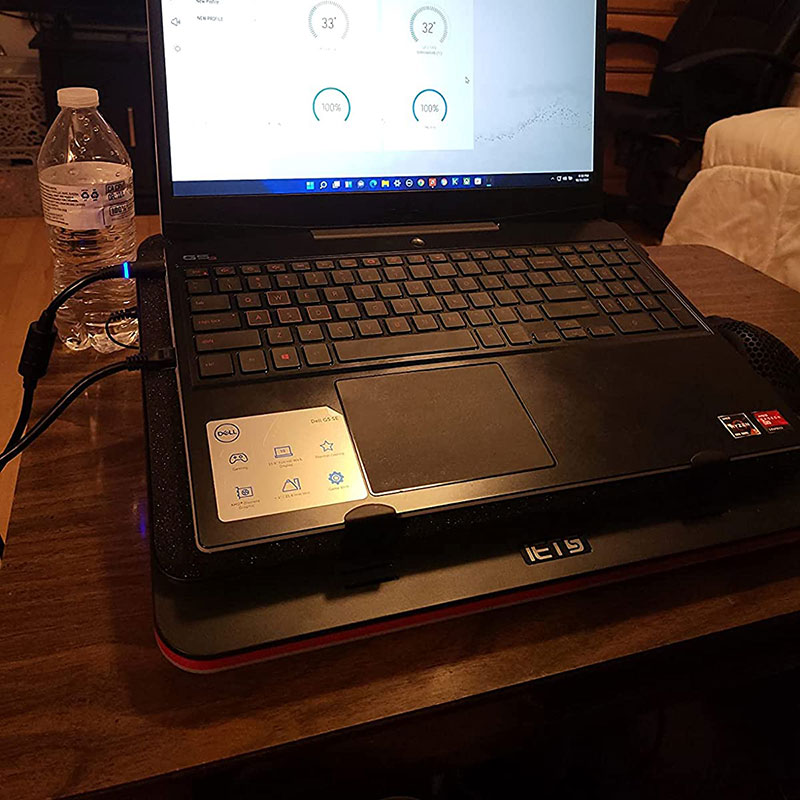 IETS GT500 Laptop Cooling Stand V2/V1/S2/B0 Series Cooling Pad 5000RPM External Cooler for 13, 15” to 17.3 Gaming Notebooks. 