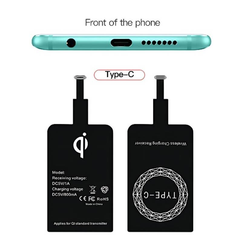 Wireless Charging Receiver QI Standard Micro USB A B Type-C Suitable For iPhone6S/7 Apple Samsung HUAWEI OPPO VIVO charge patch. 