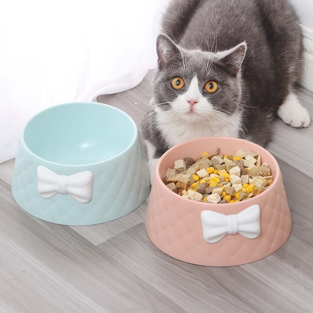 BENEDICT Diamond Pattern Sweet Princess Puppy Kitten Elevated For Dog Cat Water Feeder Container Pet Supplies Pet Feeder Bowl Cat Food Bowl. 