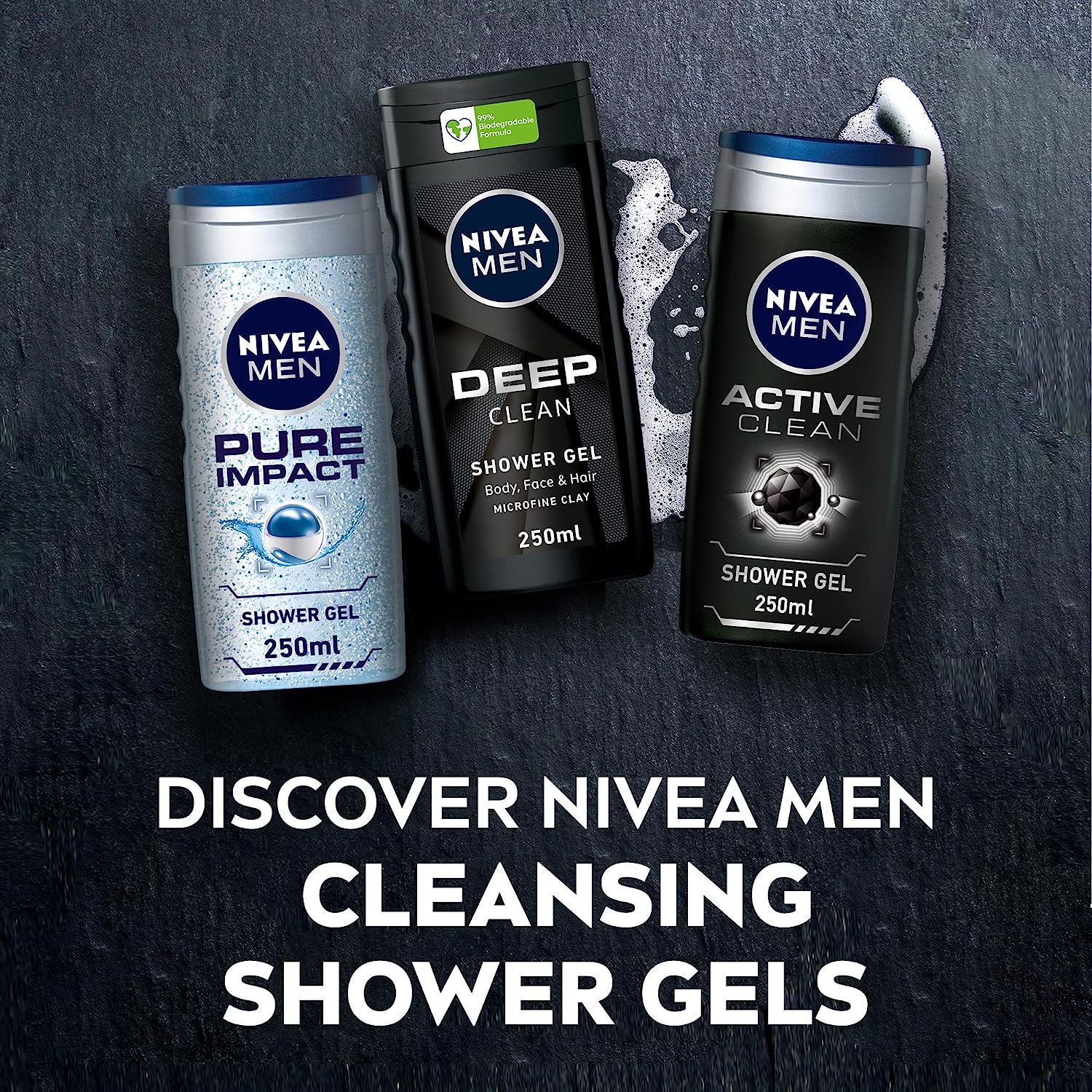Nivea Men Deep Clean Shower Gel 250ml. 