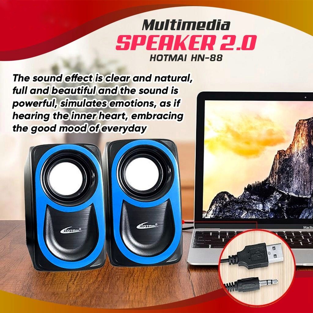 HOTMAI HN-88 Multimedia Speaker 2.0 - Multicolor. 