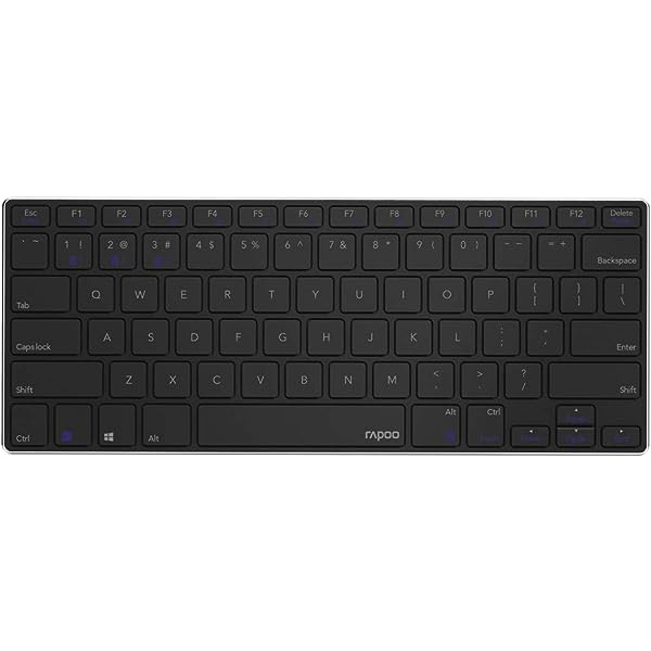 Rapoo E6080 Black Wireless Keyboard. 