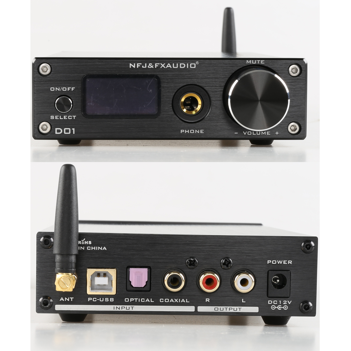 FX-Audio D01 USB DAC Headphones Amplifier Bluetooth 5.0 ES9038Q2M 32Bit 768kHz DSD512 XU208 Amplifier Line Out audio Decoder. 