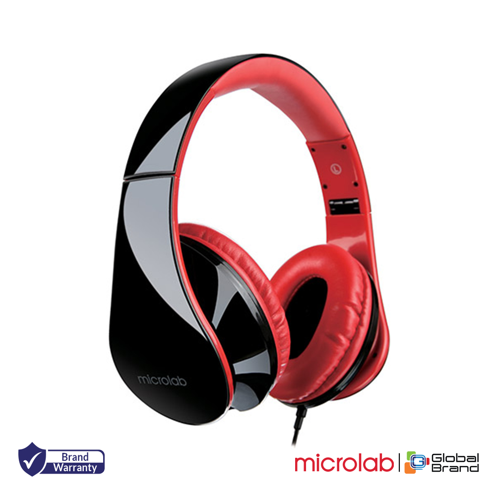Microlab K360 3.5mm Stereo Headphone -  Output Power: 50mW - Input plug type: 3.5mm stereo - Frequency response: 15 Hz - 20 KHz - Best Headphone for daily use - Microlab headphone. 