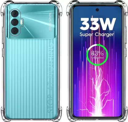 For Tecno Spark 8 Pro Premium Silicone Case Crystal Clear Soft TPU Ultra-Thin Transparent Flexible Protective Back Case Phone Cover