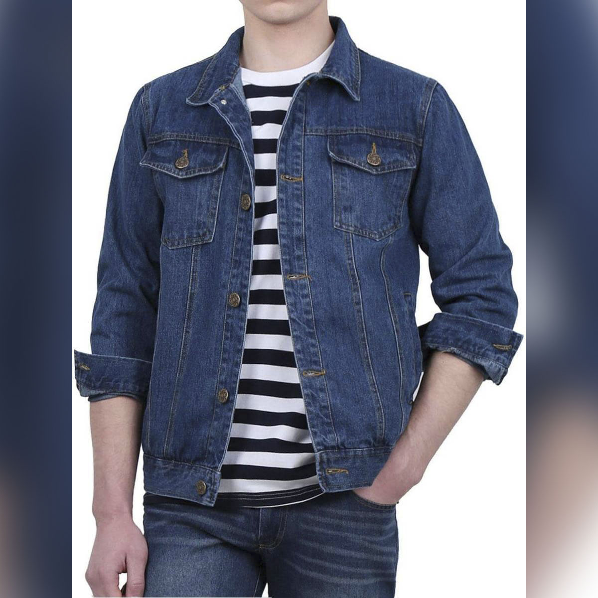 Styles Fashionable Denim Jacket For Men 