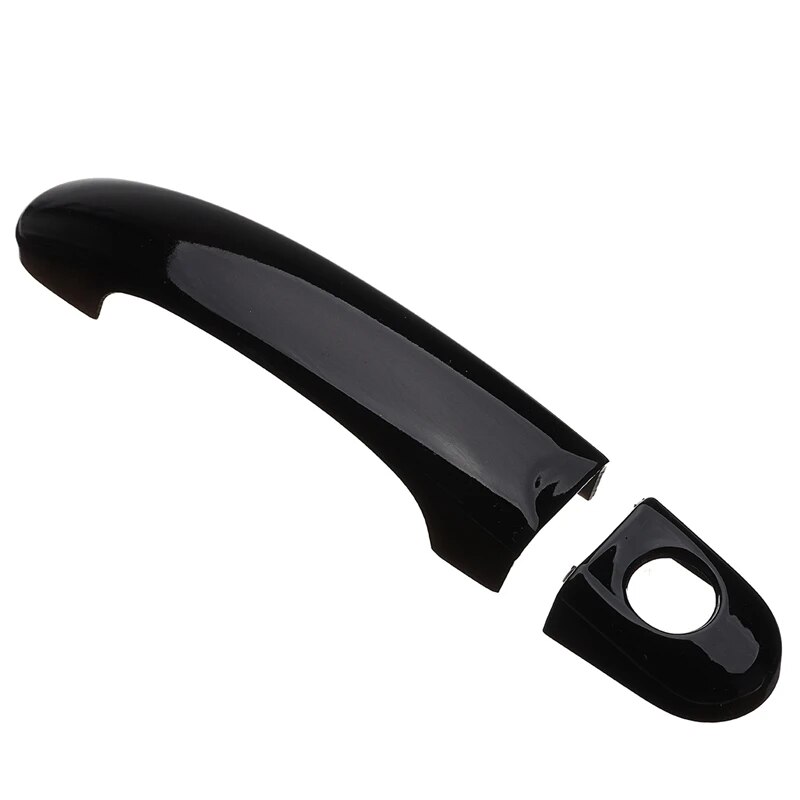 8Pcs Set ABS Chrome Door Handle Covers Trim for TRANSPORTER T5 T6 CADDY VAN 2003-2015 Gloss Black. 