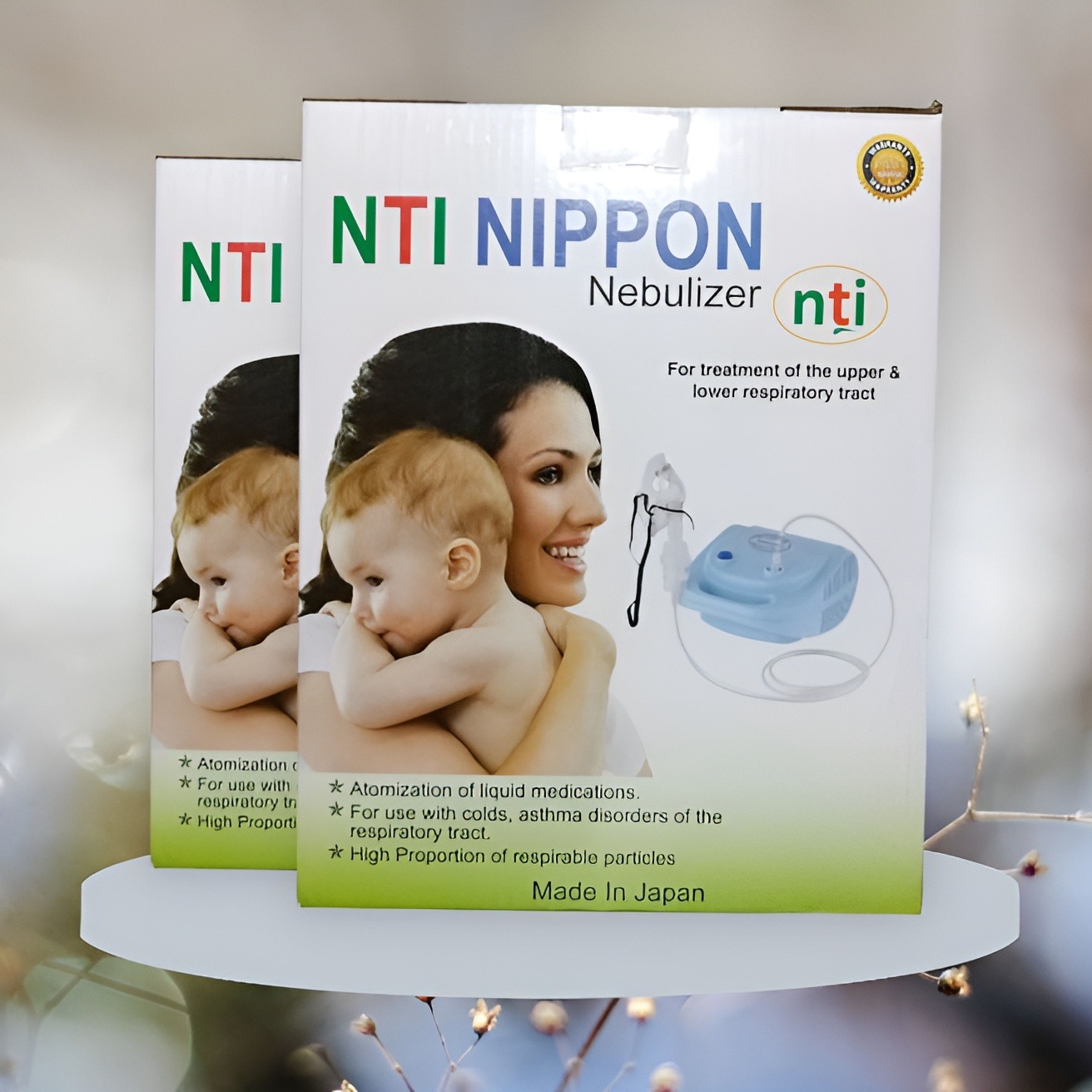 NTI NIPPON Nebulizer Useful For All Ages  [Made In Japan]. 
