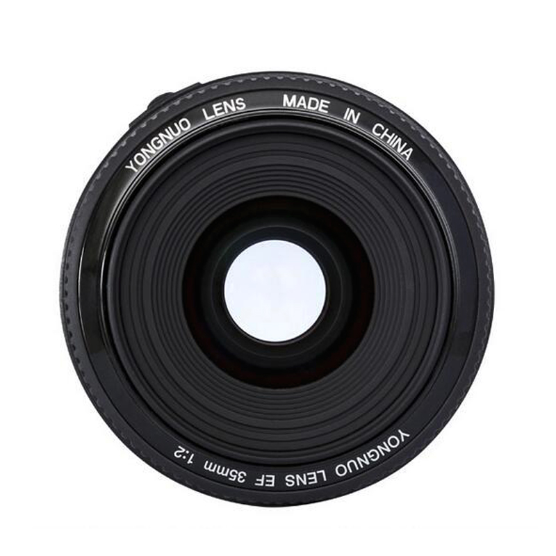 YN35MM AF MF YONGNUO 35mm F2 Lens Large Aperture Wide-angle Fixed Focus Lens for Canon EOS EF DSLR Full-frame APS-C Cameras. 