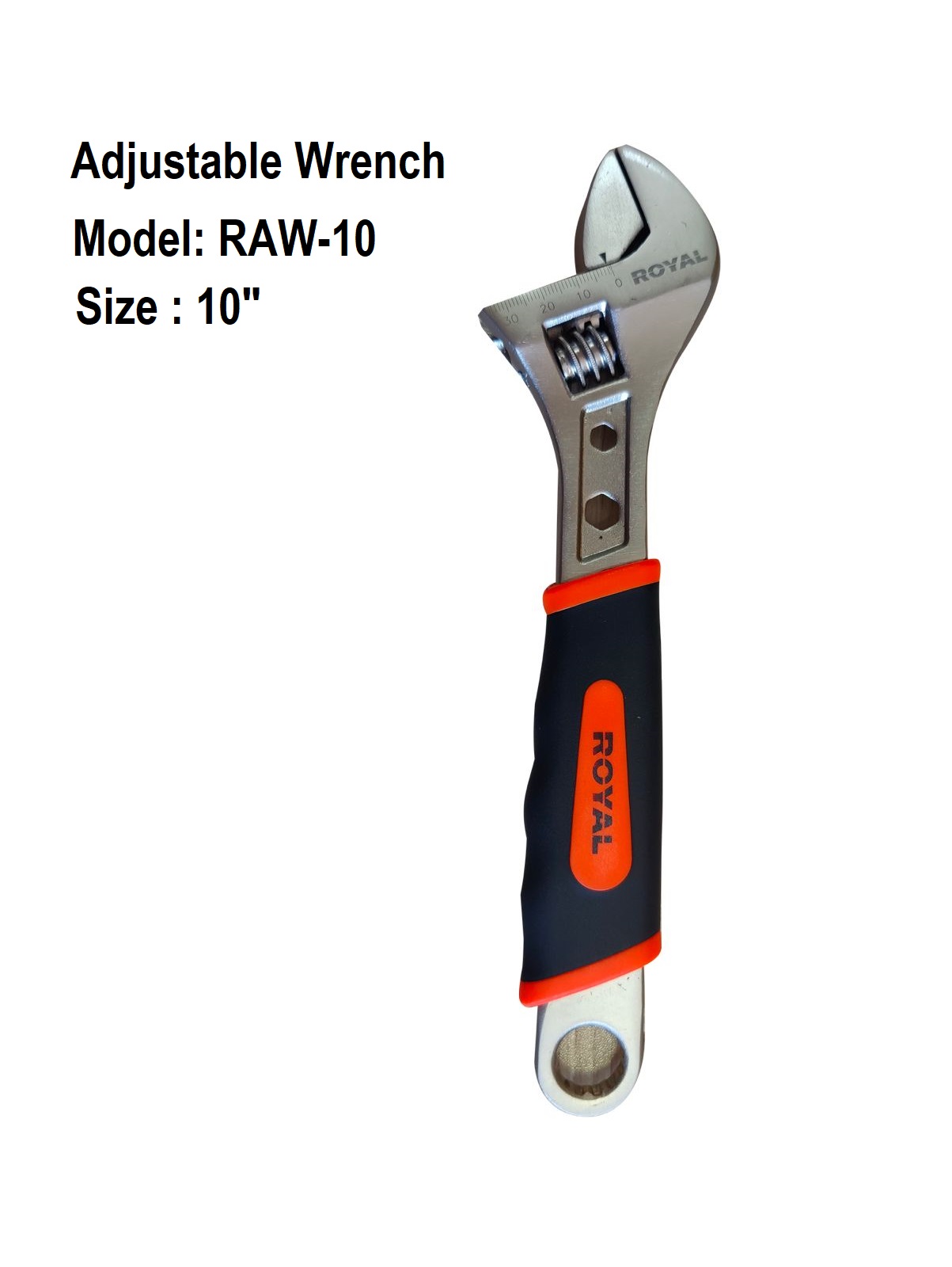 ROYAL Adjustable Wrench 250mm 10
