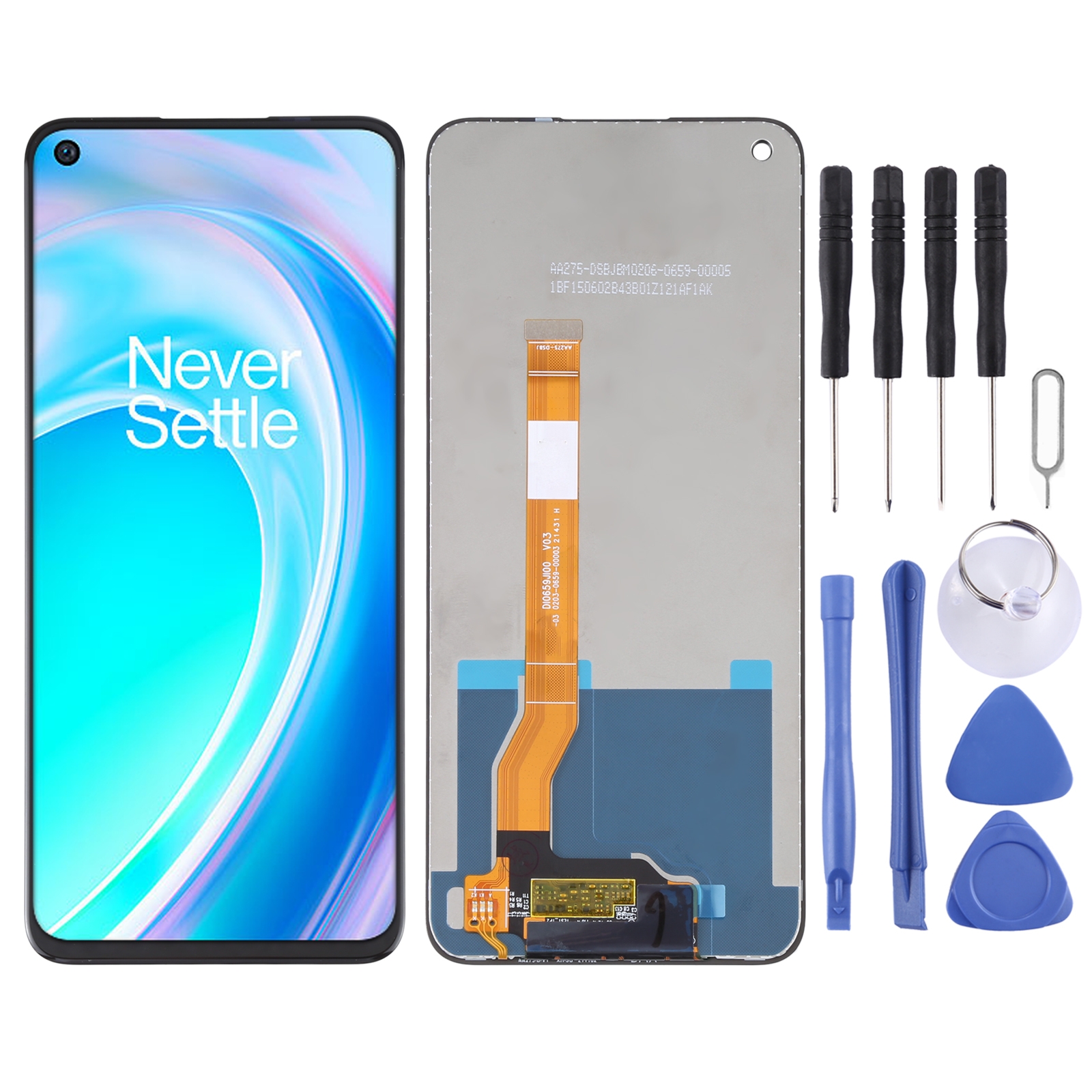 New- For OnePlus Nord CE 2 Lite 5G CPH2381 CPH2409 with Digitizer Full Assembly OEM LCD Screen (Black)