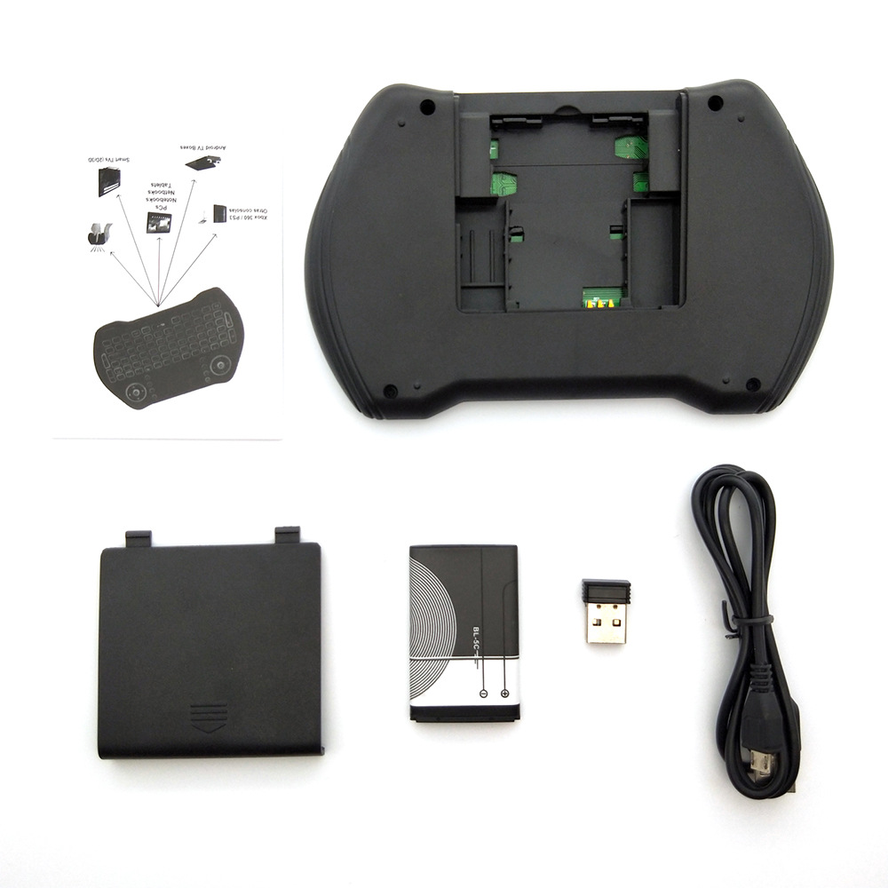 MT10 Wireless Keyboard I8 Upgraded Mini Keyboard and Mouse 2.4G Touch Flying Squirrel Three-color backlit Android. 