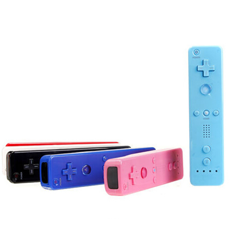 Free Comfortable Wireless Remote Wiimote Controller with Wrist with Silicone Case GamePad JoyStick for Nintendo Wii 2017 U. 